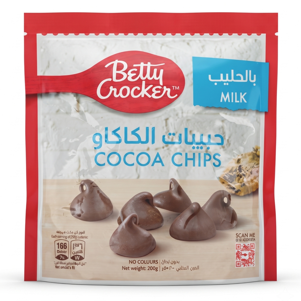 Betty Crocker Milk Cocoa Chips 200g