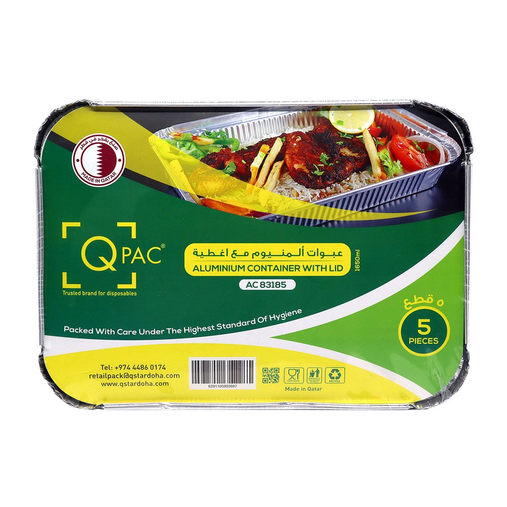 حاوية ألومنيوم Qpac 83185