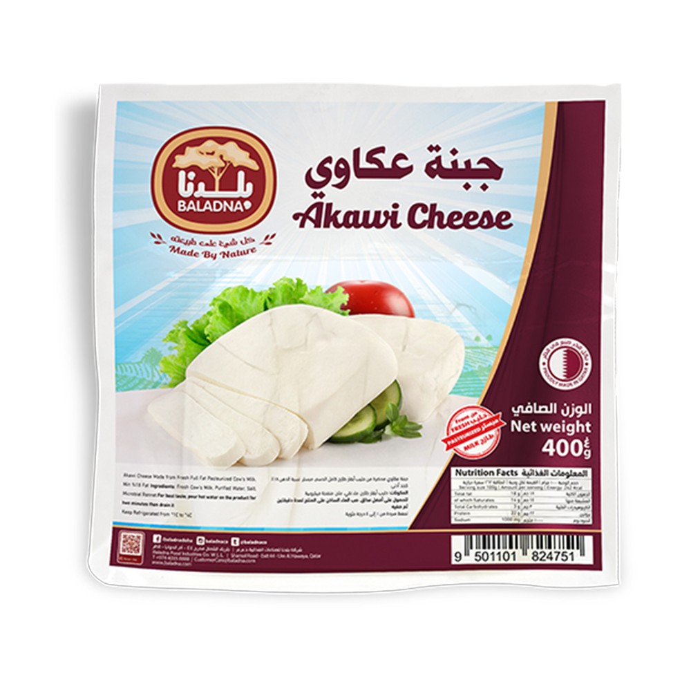 بلدنا جبنة عكاوي 400 غرام
