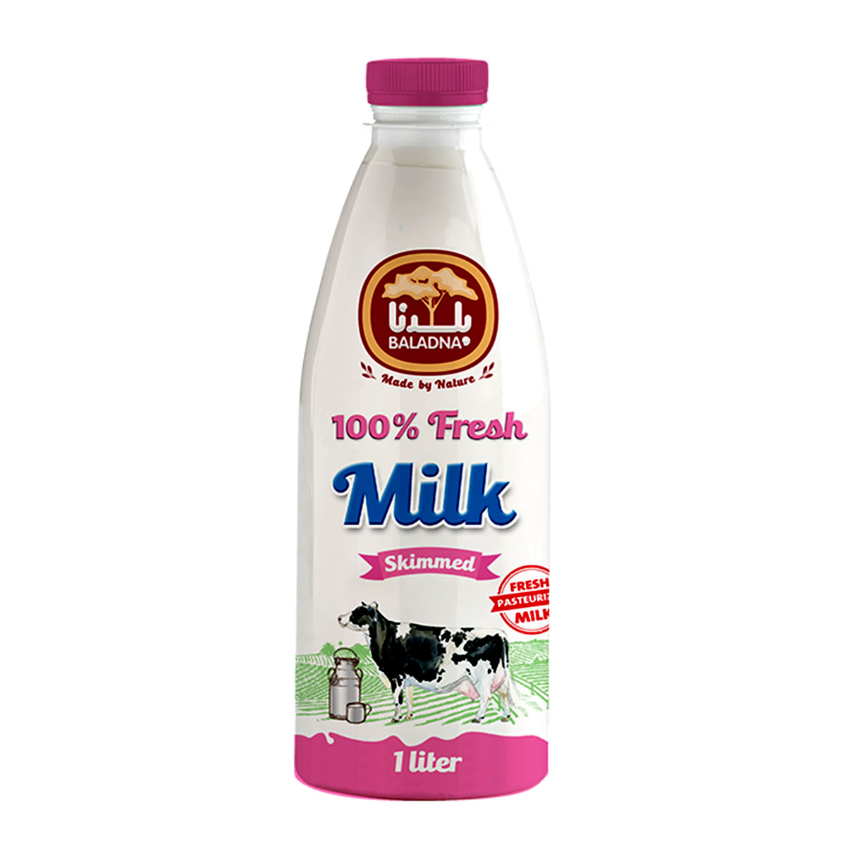 Baladna Fresh Skimmed Milk 1L