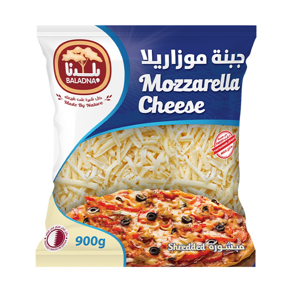 بلدنا جبنة موزاريلا مبشورة 900 جرام