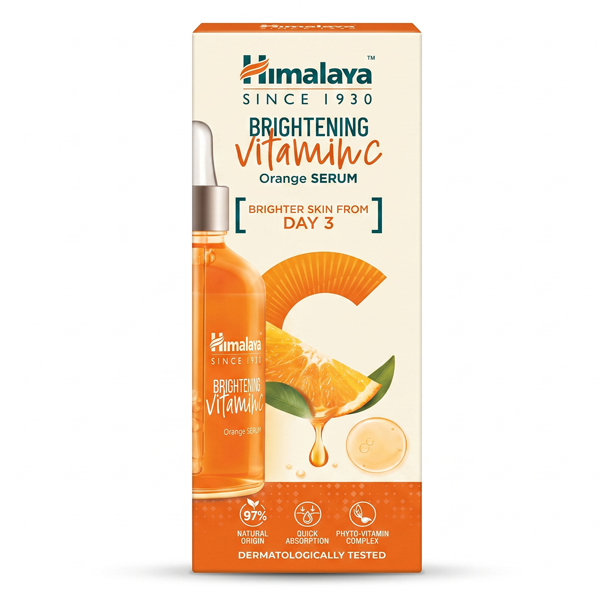 Himalaya Brightening Vitamin C Orange Face Serum 30ml