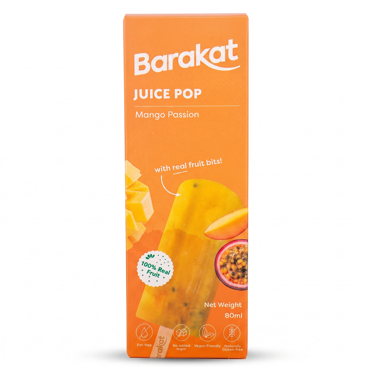 Barakat Juice Ice Pop Mango and Passion 80ml