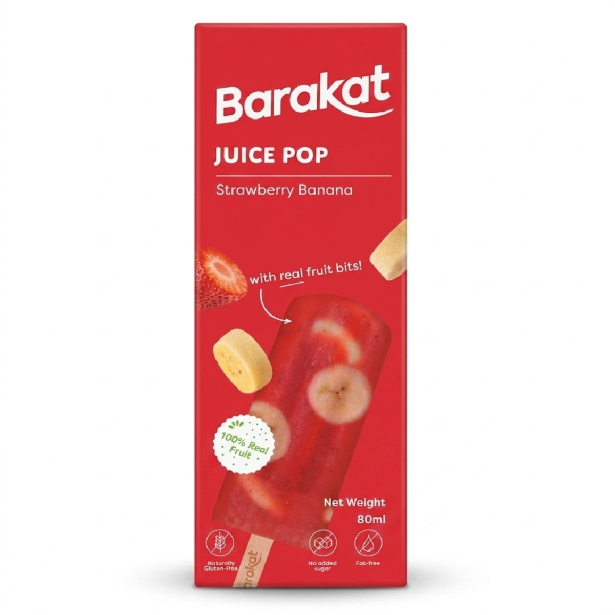 Barakat Juice Pop Strawberry Banana 80ml