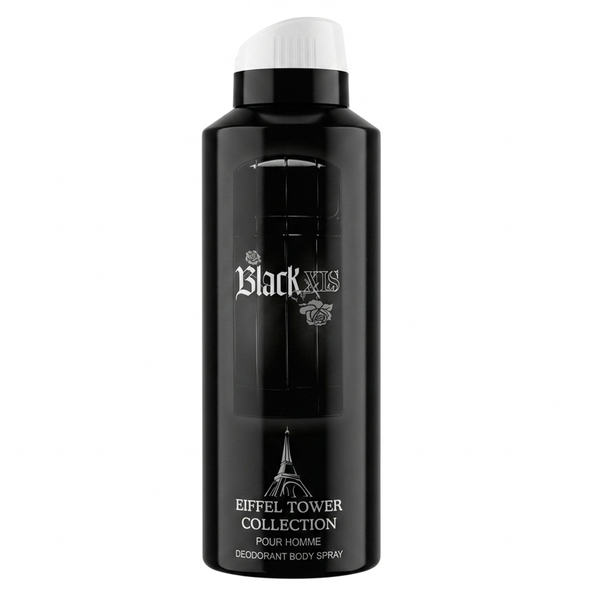 Eiffel Tower Collection Black Xs Deodorant Body Spray 200ml