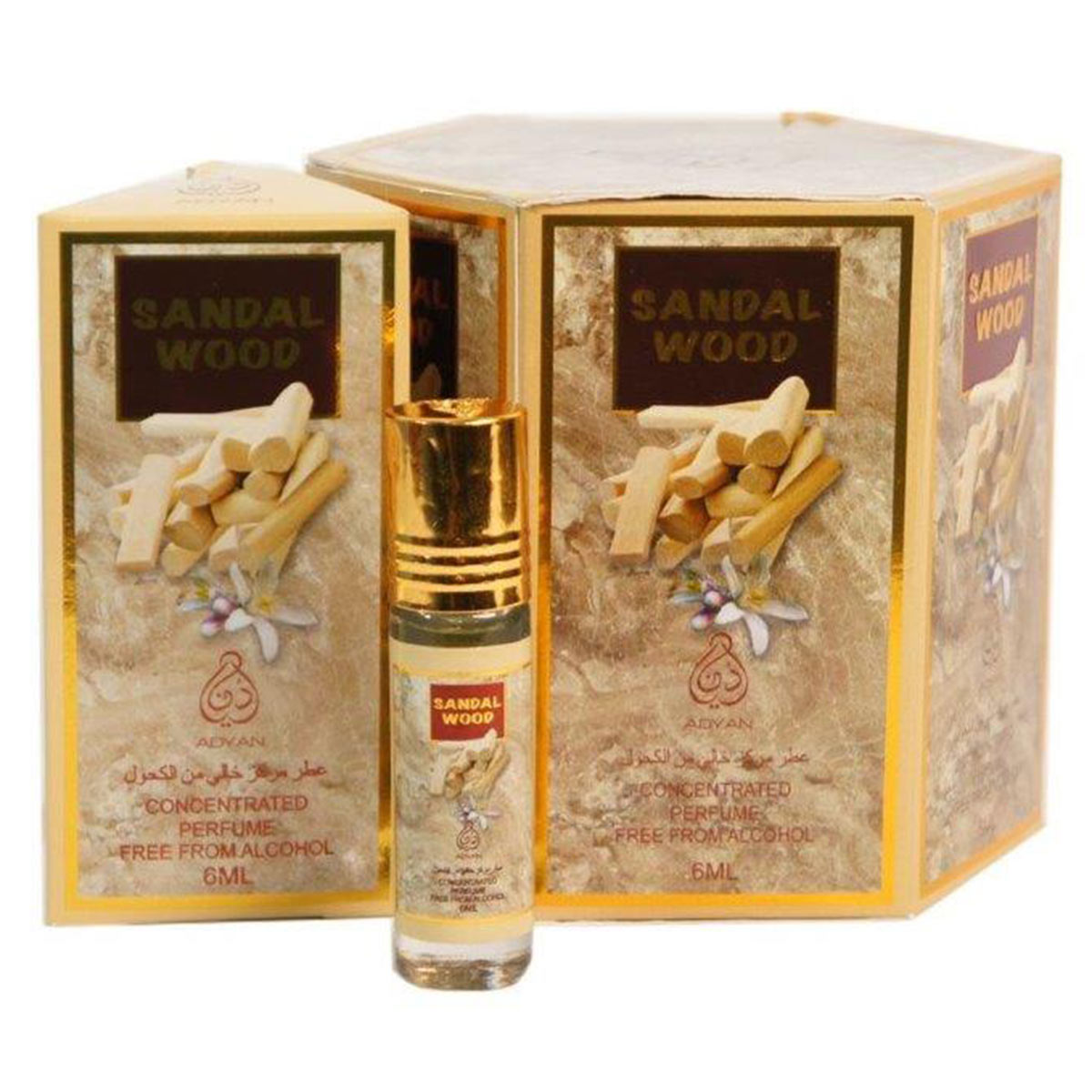 Adyan Roll On Sandal Wood 6ml