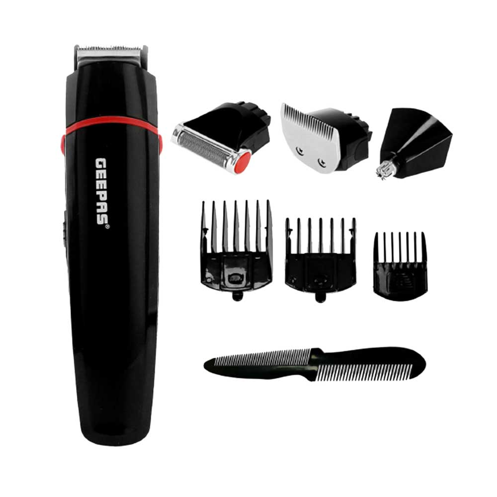 Geepas Trimmer Rechargeable 6 in 1 GTR8128N