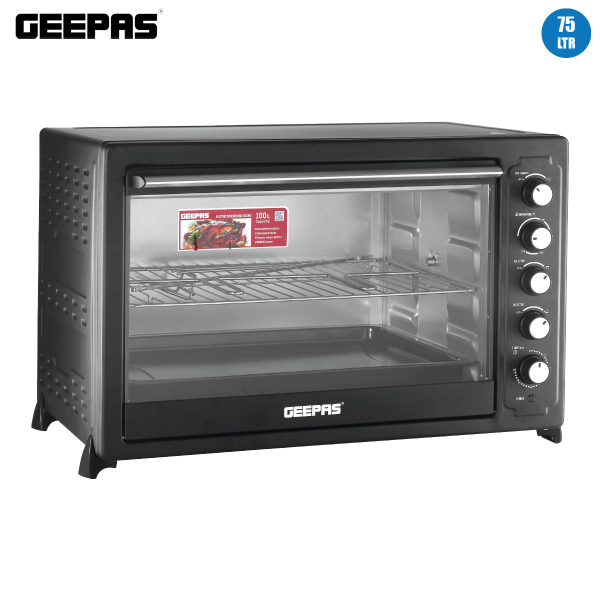 Geepas 75Ltr Electric Oven