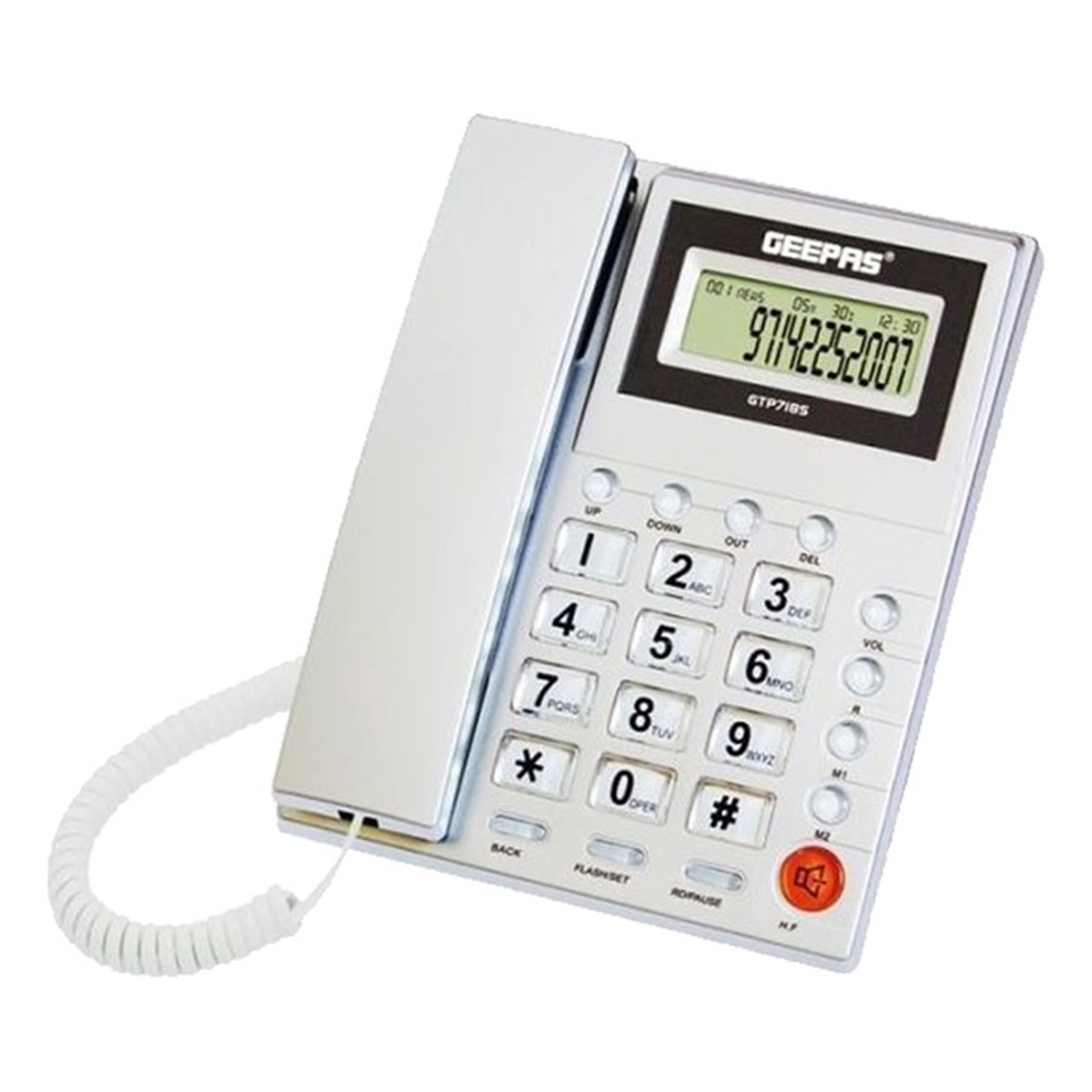 هاتف جيباس المزود بخاصية إظهار هوية المتصل GTP-7185