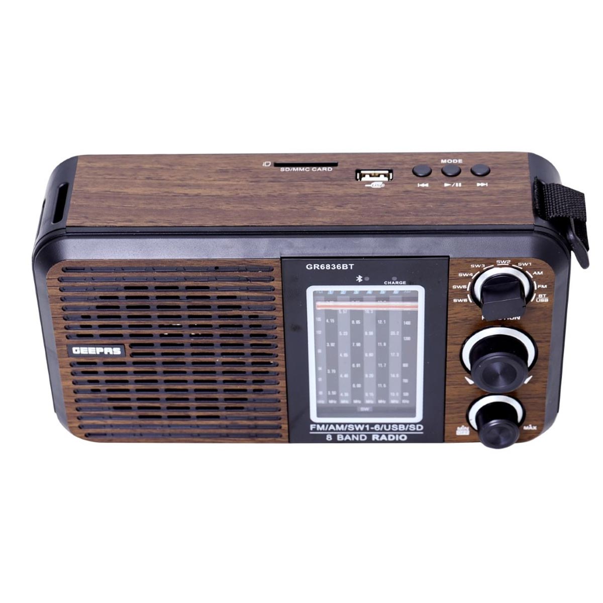 Geepas FM/AM 8-Band Radio GR6836