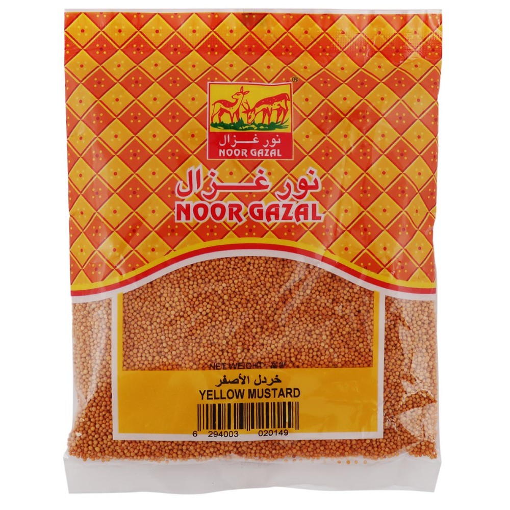 خردل نور غزال أصفر 200 غرام