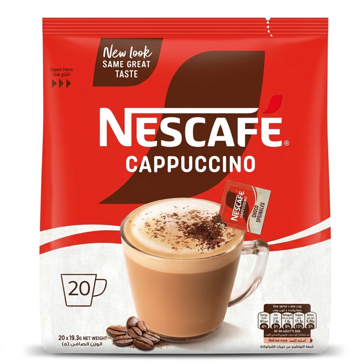 Nescafe Cappuccino Foamy 20x19.3g