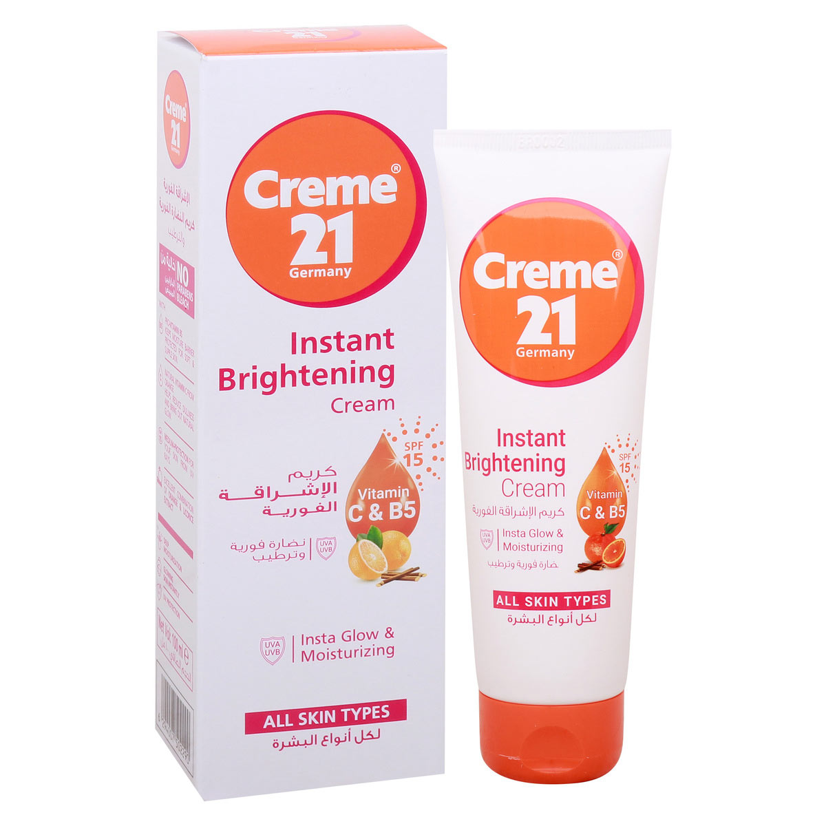 Creme 21 Instant Brightening Cream 100g