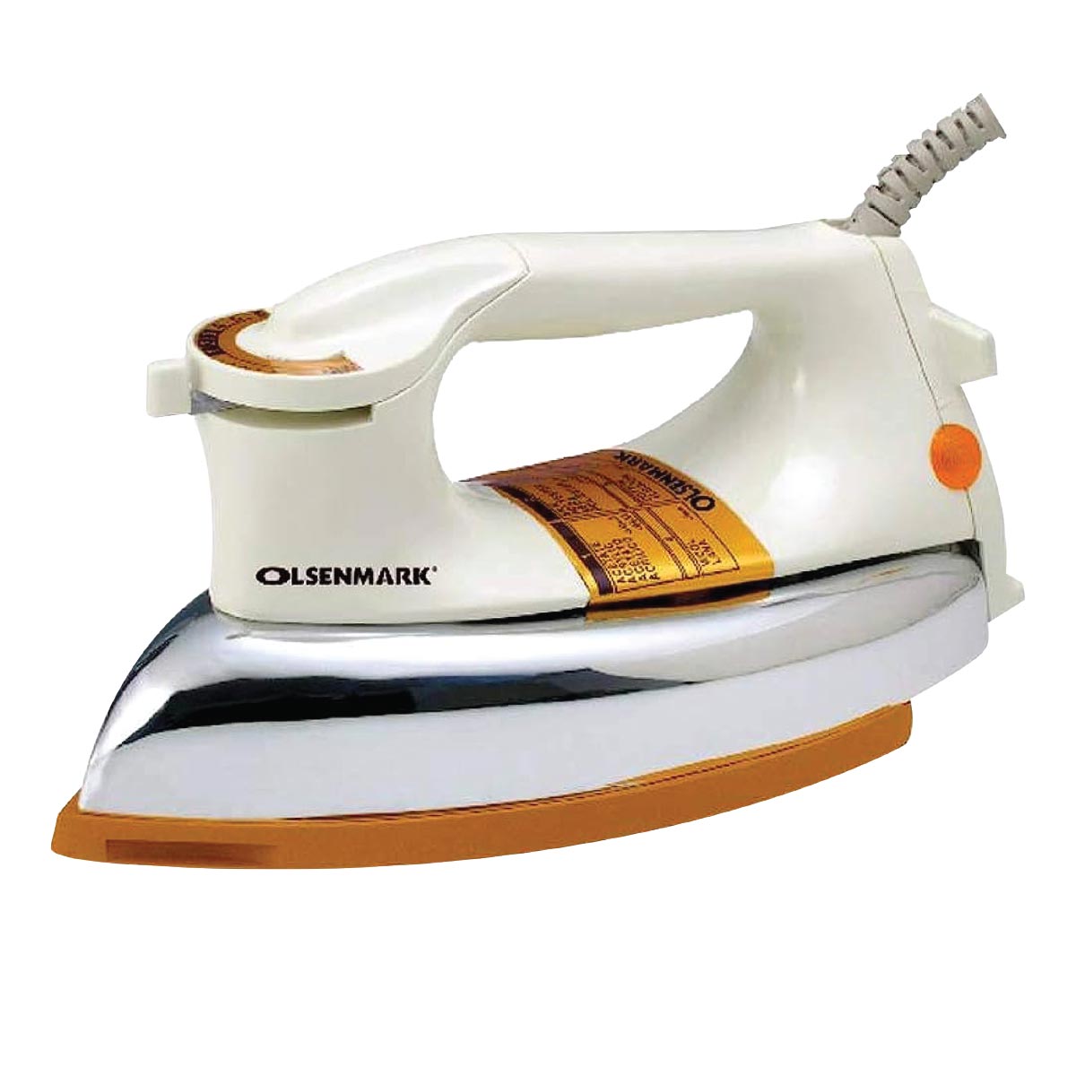Olsenmark Dry Iron With Ceramic Soleplate