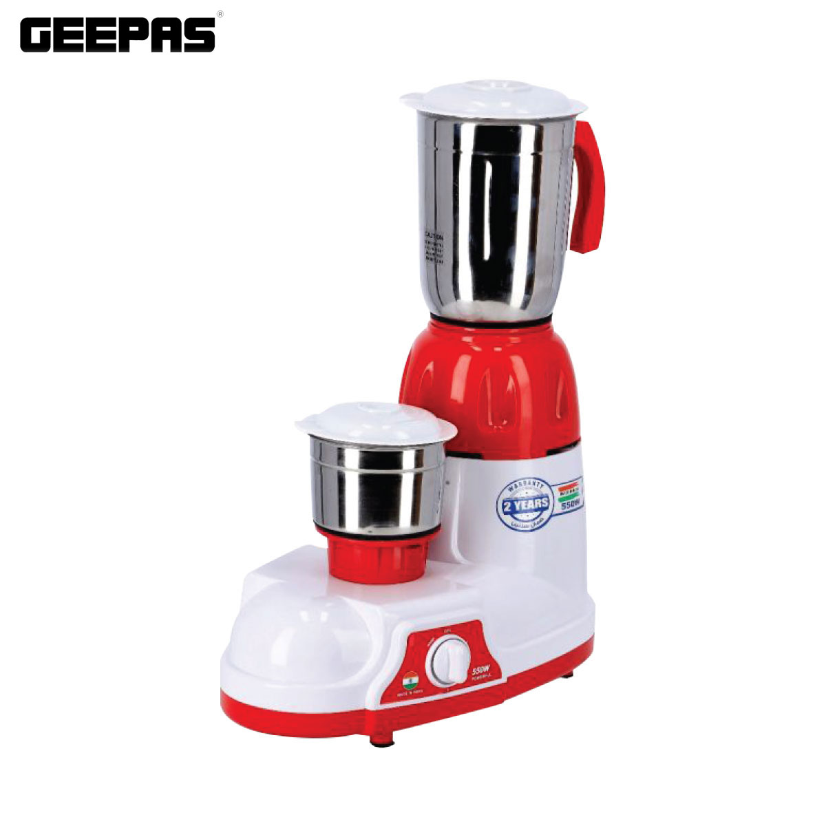 Geepas Mixer Grinder 2 in 1 - GSB5456