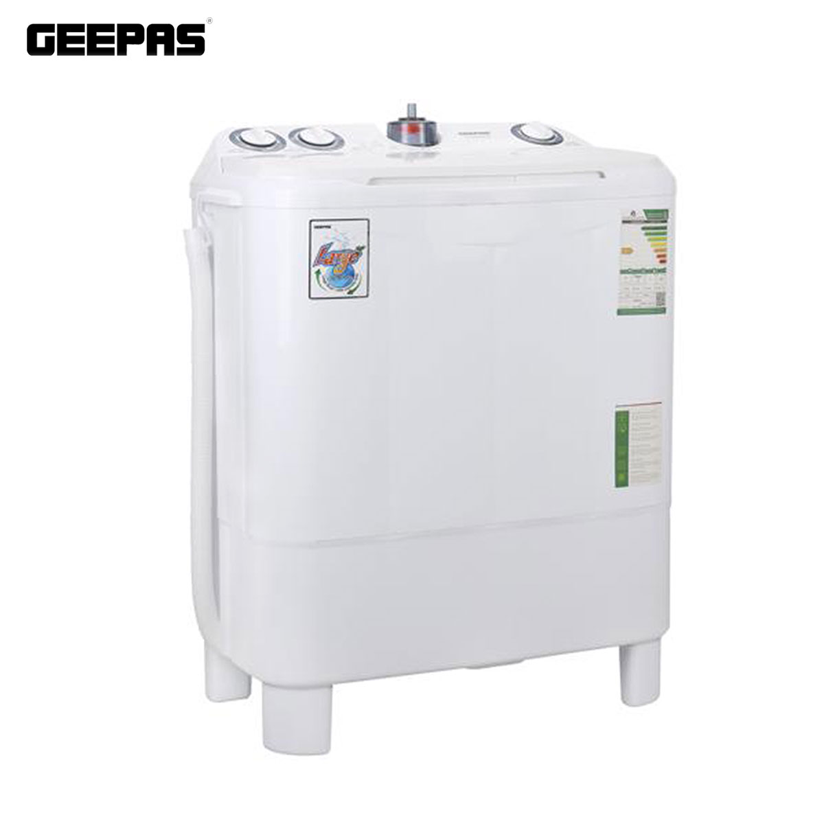 Geepas Semi Automatic Washing Machine 7Kg - GSWM6468