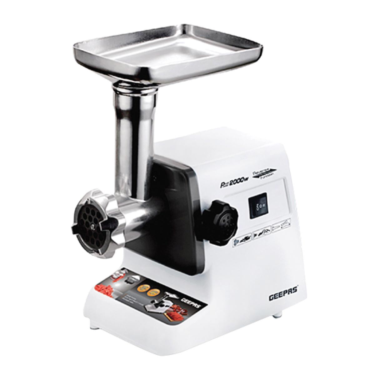 Geepas-Meat Grinder Rv Functio
