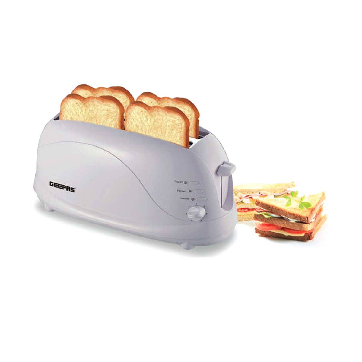 Geepas Bread Toaster 1 Slice - GBT9895