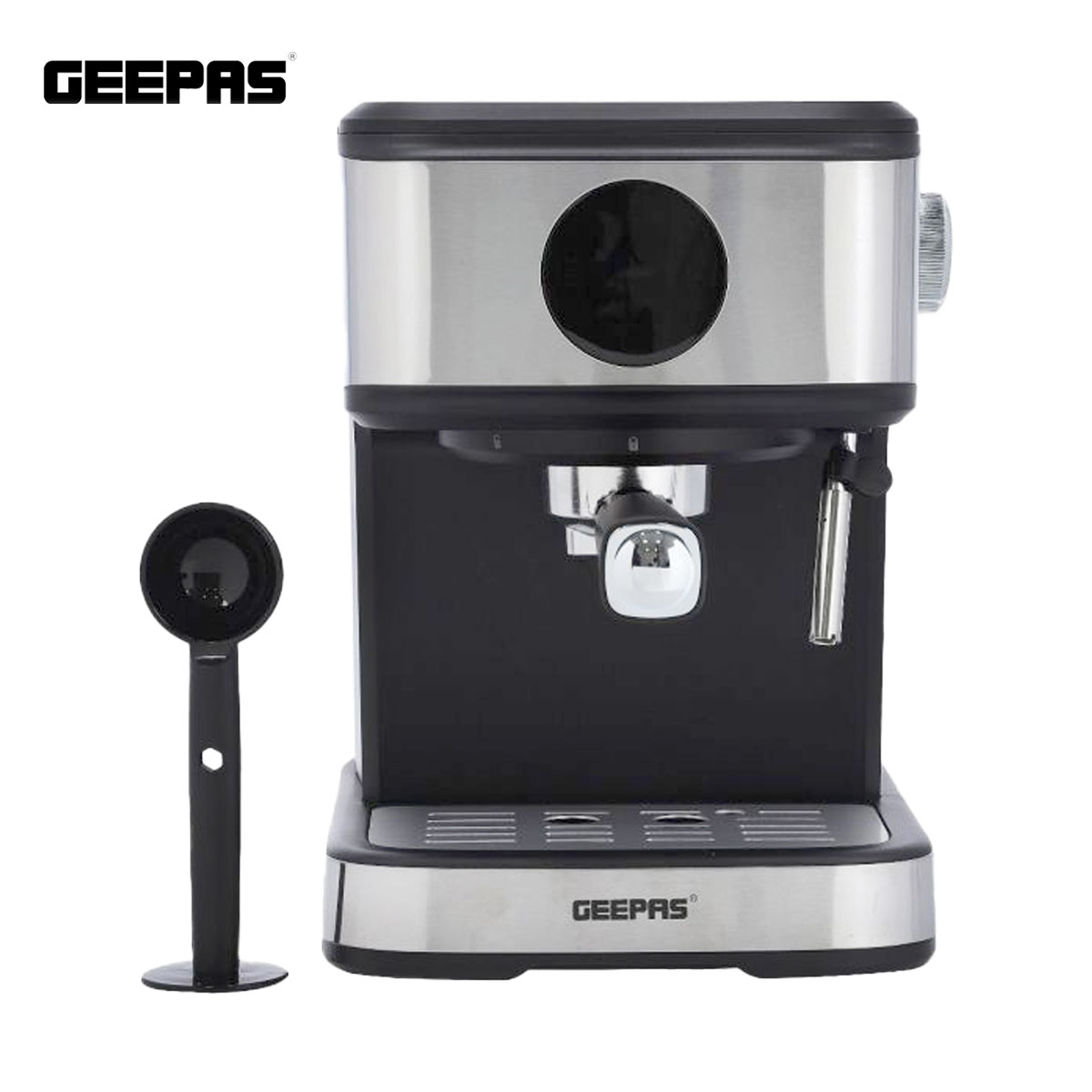 Geepas Cappuccino Maker Touch Panel 2 Cups 1.5 Ltr