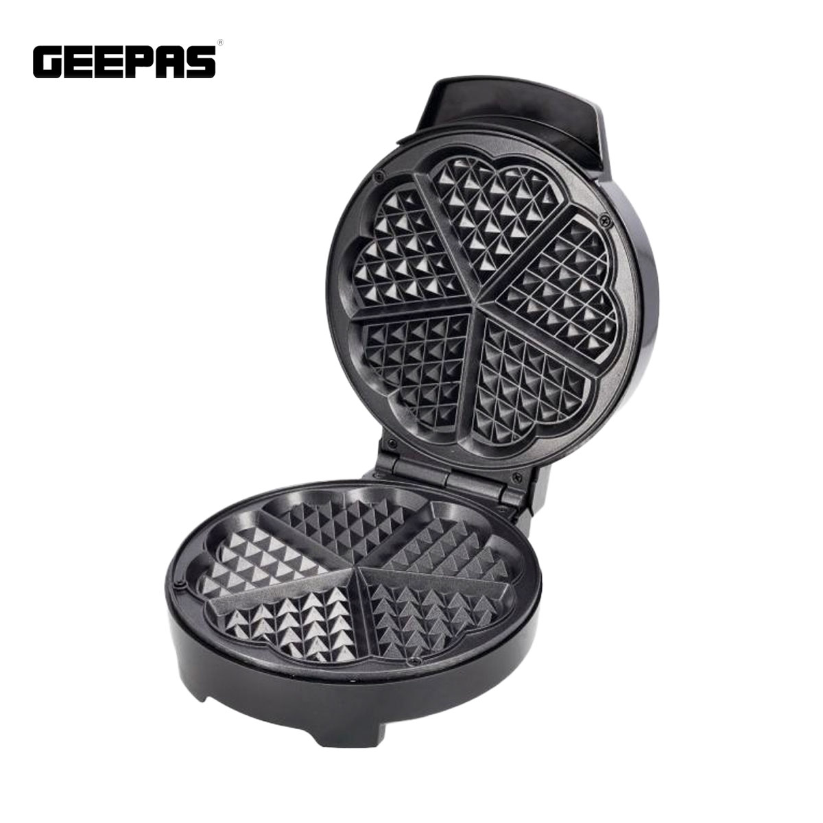 Geepas Heart waffle Maker Non stick 1000W - GWM36538
