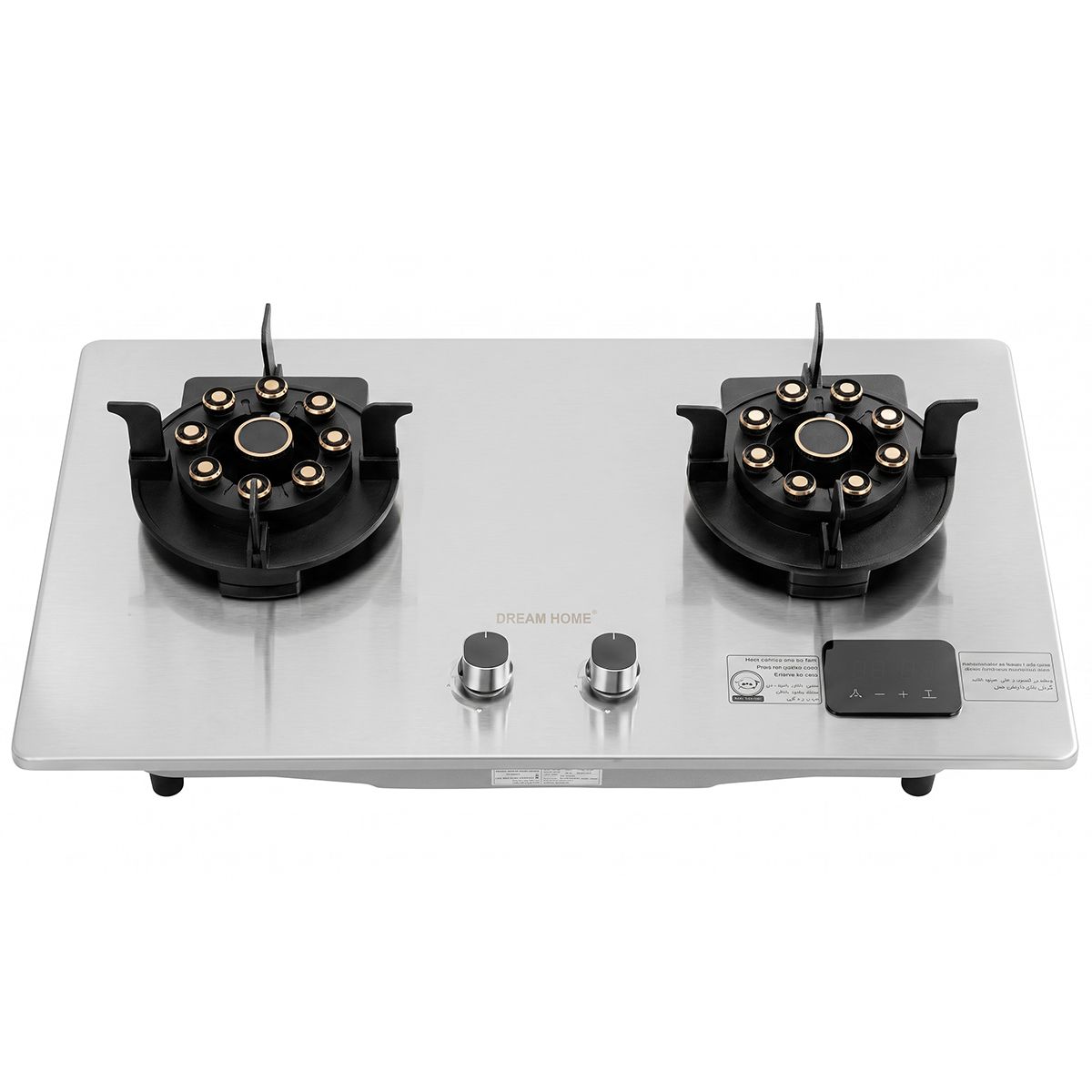 Geepas Dual Burner Gas Hob with Timer GGC31039