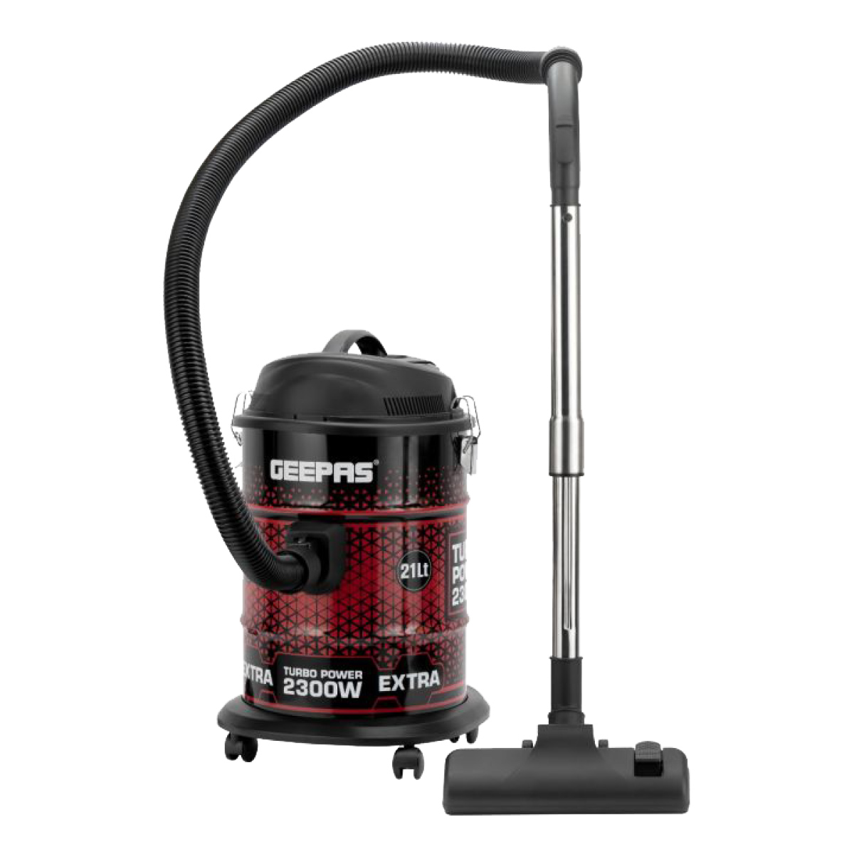 Geepas Drum Vacuum Cleaner 21 Litre 2300 Watts