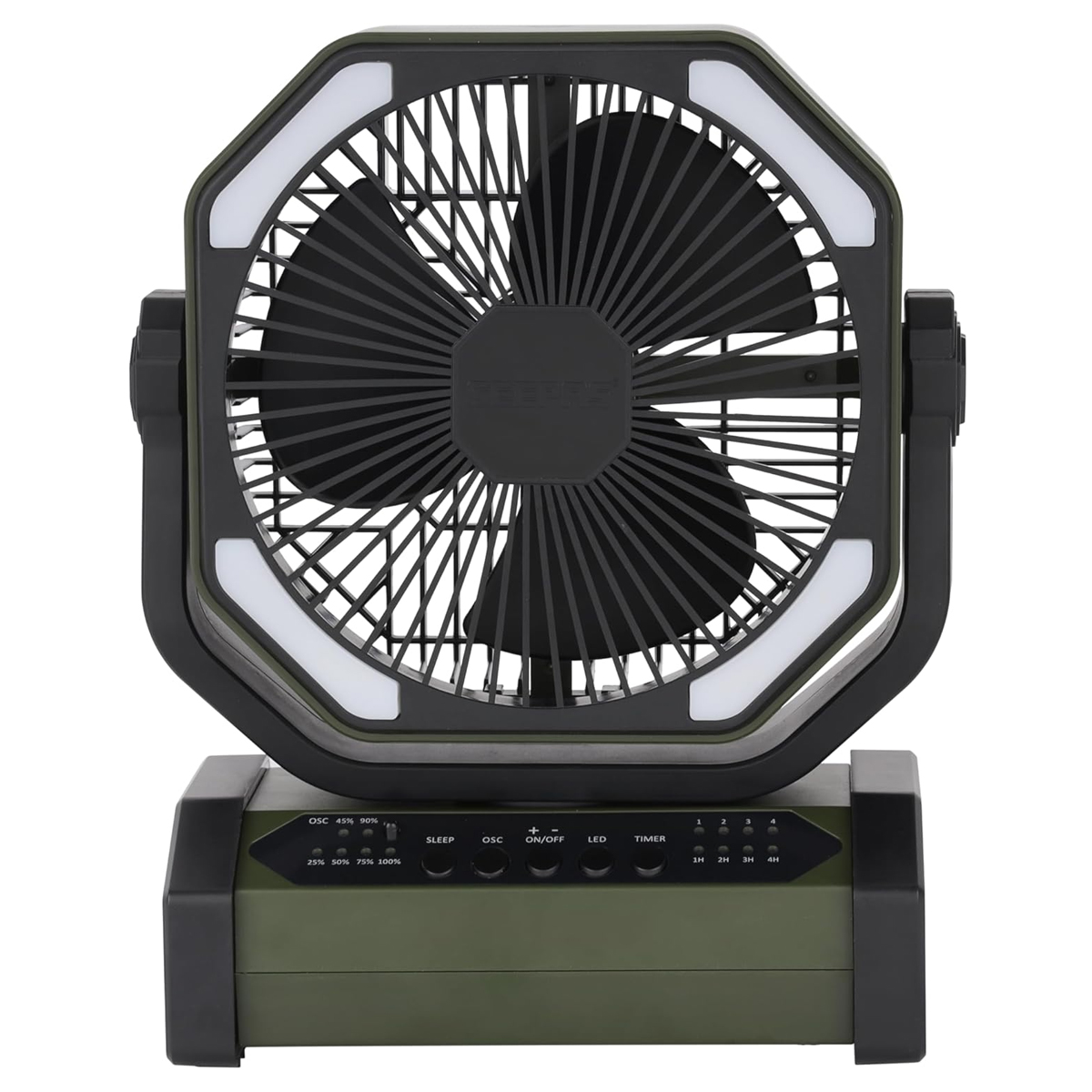 Geepas Portable Fan With Led Light 8 Inch Size GF21220