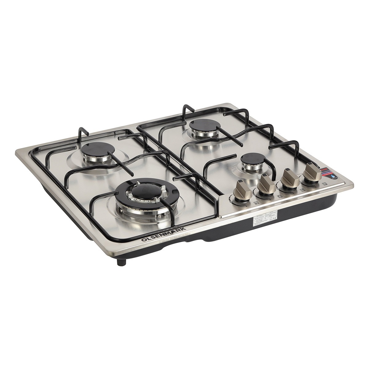 Olsenmark Gas Hob Stainless Steel 4 Gas Burner - OMCH1824