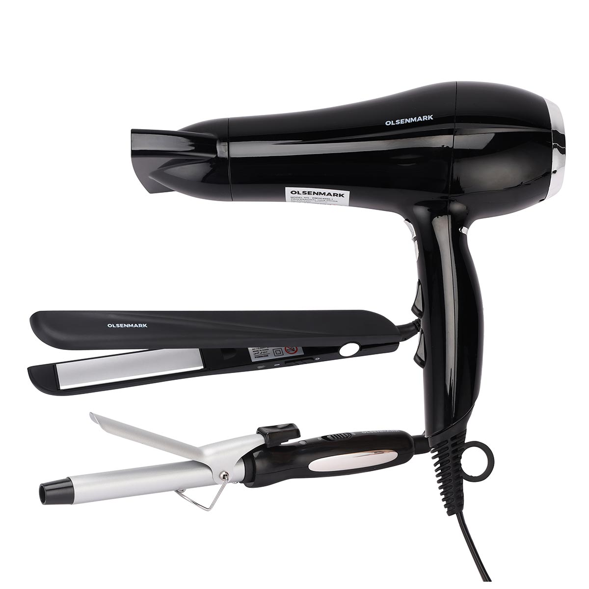 Olsenmark Hair Dryer, Styler & Straightener OMHC4096