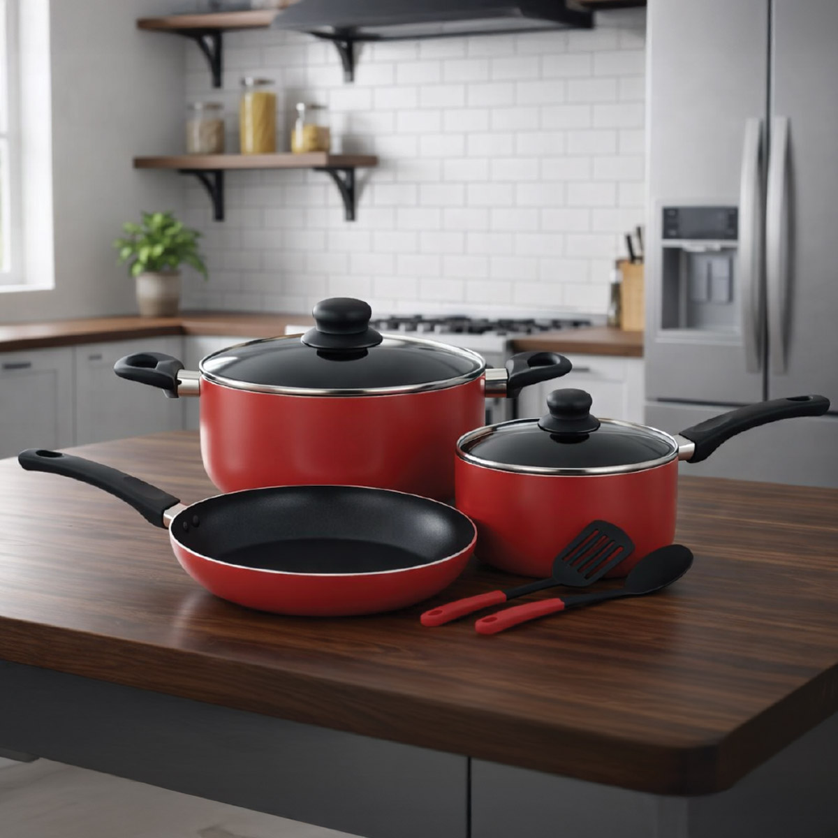 Non Stick Cookware Set 7 Pieces