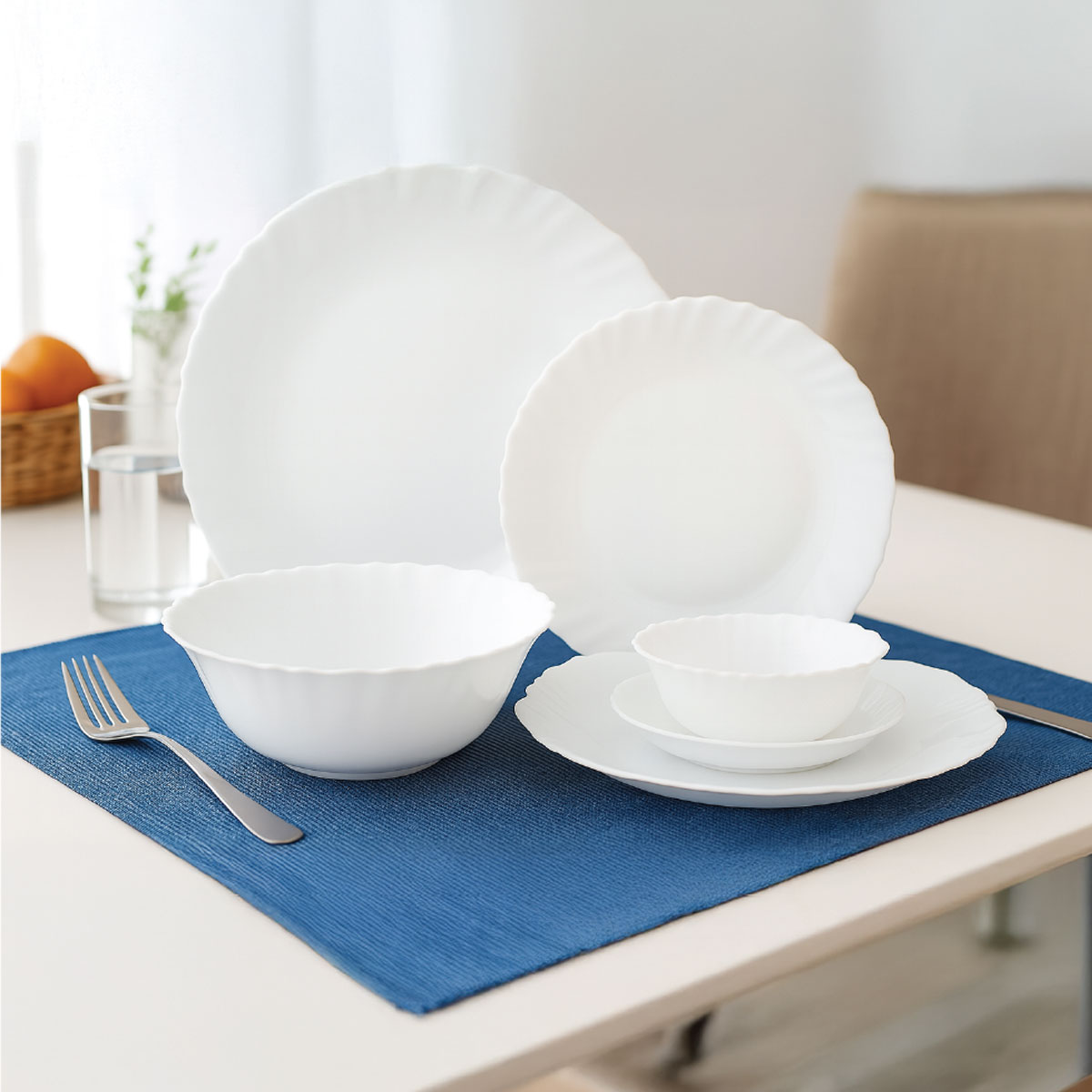Opalware Dinner Set 18 Pieces