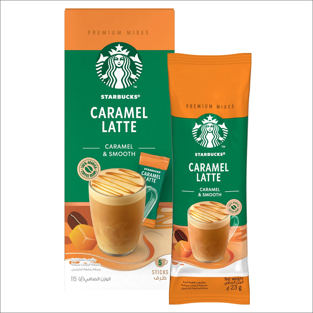 Starbucks Caramel Latte Premium Mix 5x23g