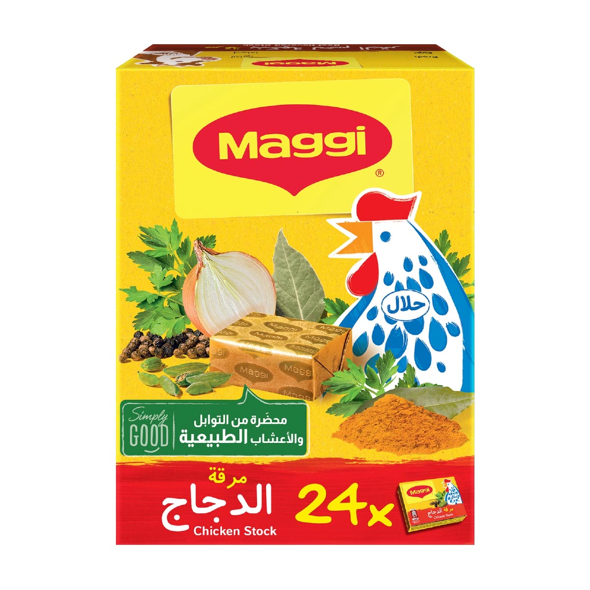 مرق دجاج ماجي ٢٤ × ١٨ غرام