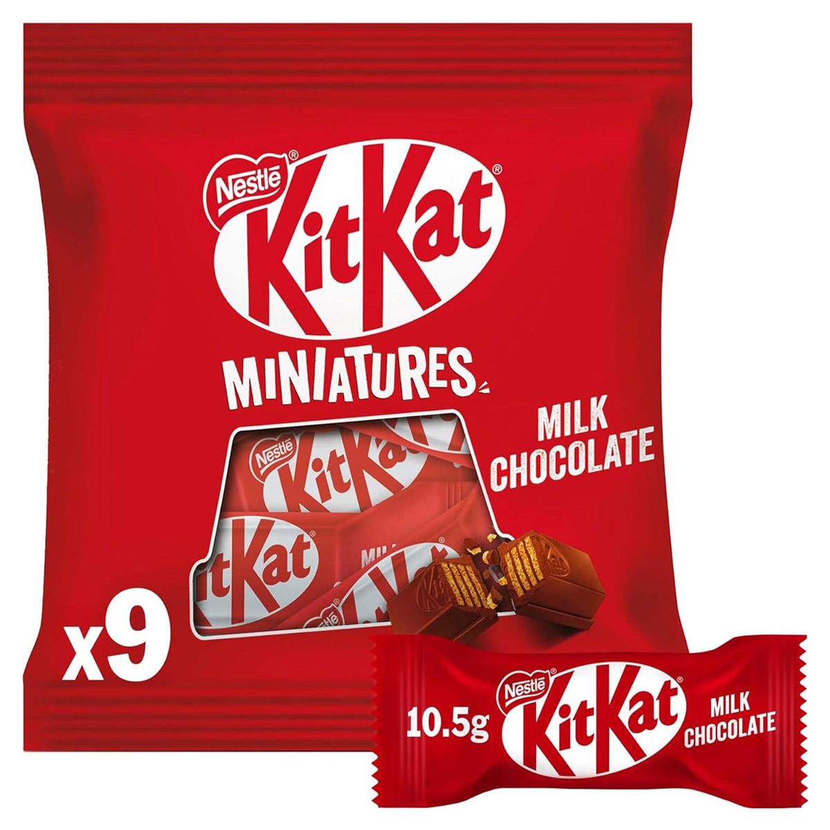 KitKat Miniatures Milk Chocolate 9x10.5g