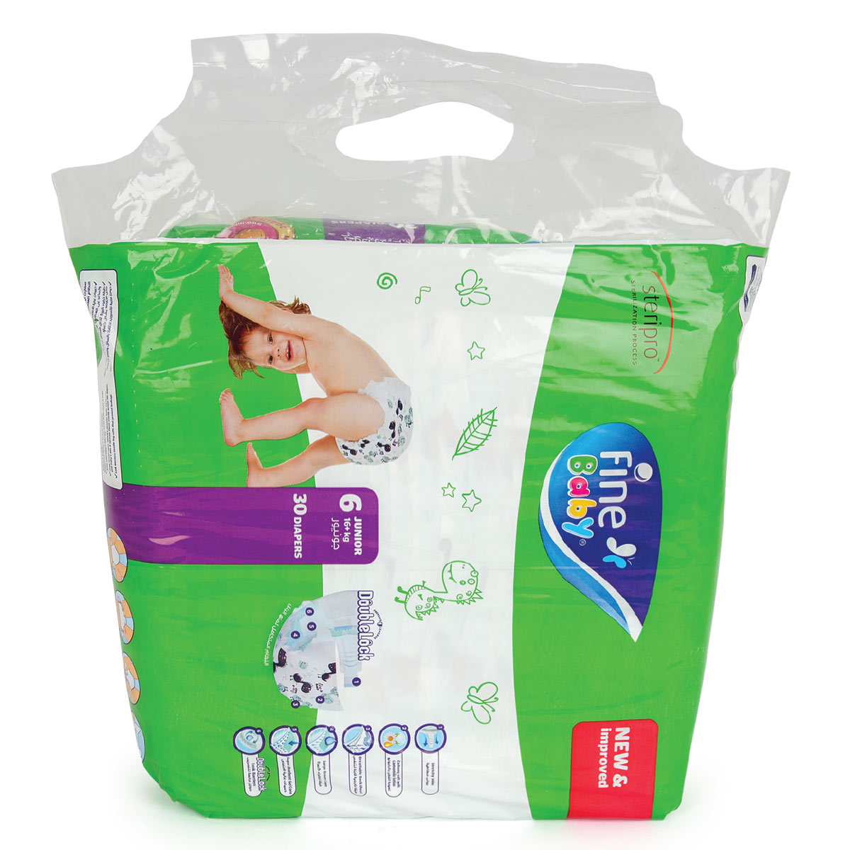 Fine Baby Diaper 6 Junior Jumbo Diaper