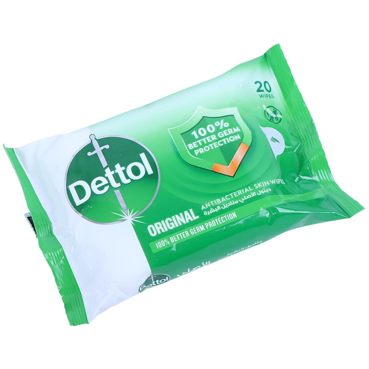Detol Original Antibacterial Skin Wipes 20 Wipes