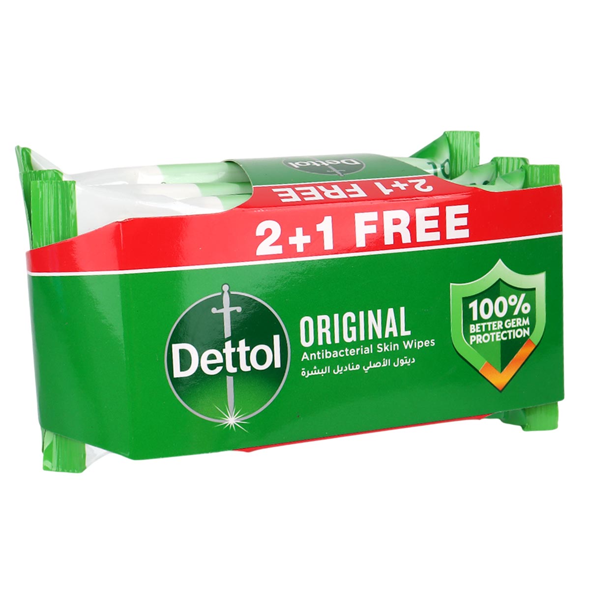 Dettol Antibacterial Skin Wipes Original 3 Pack