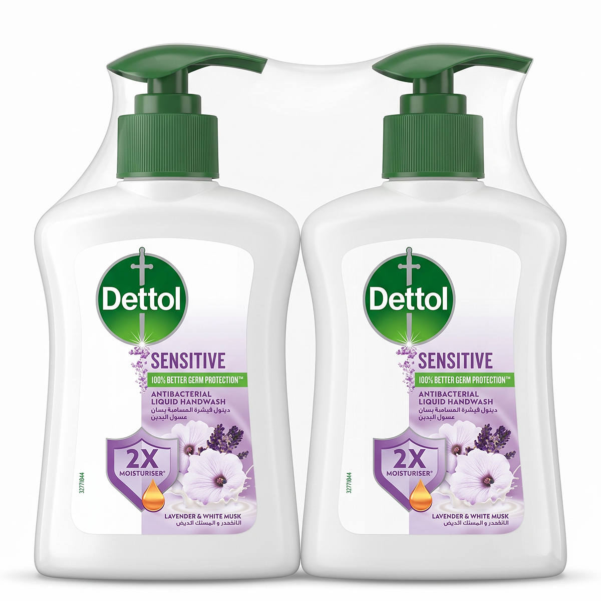 Dettol Sensitive Antibacterial Liquid Handwash 2 x 200ml