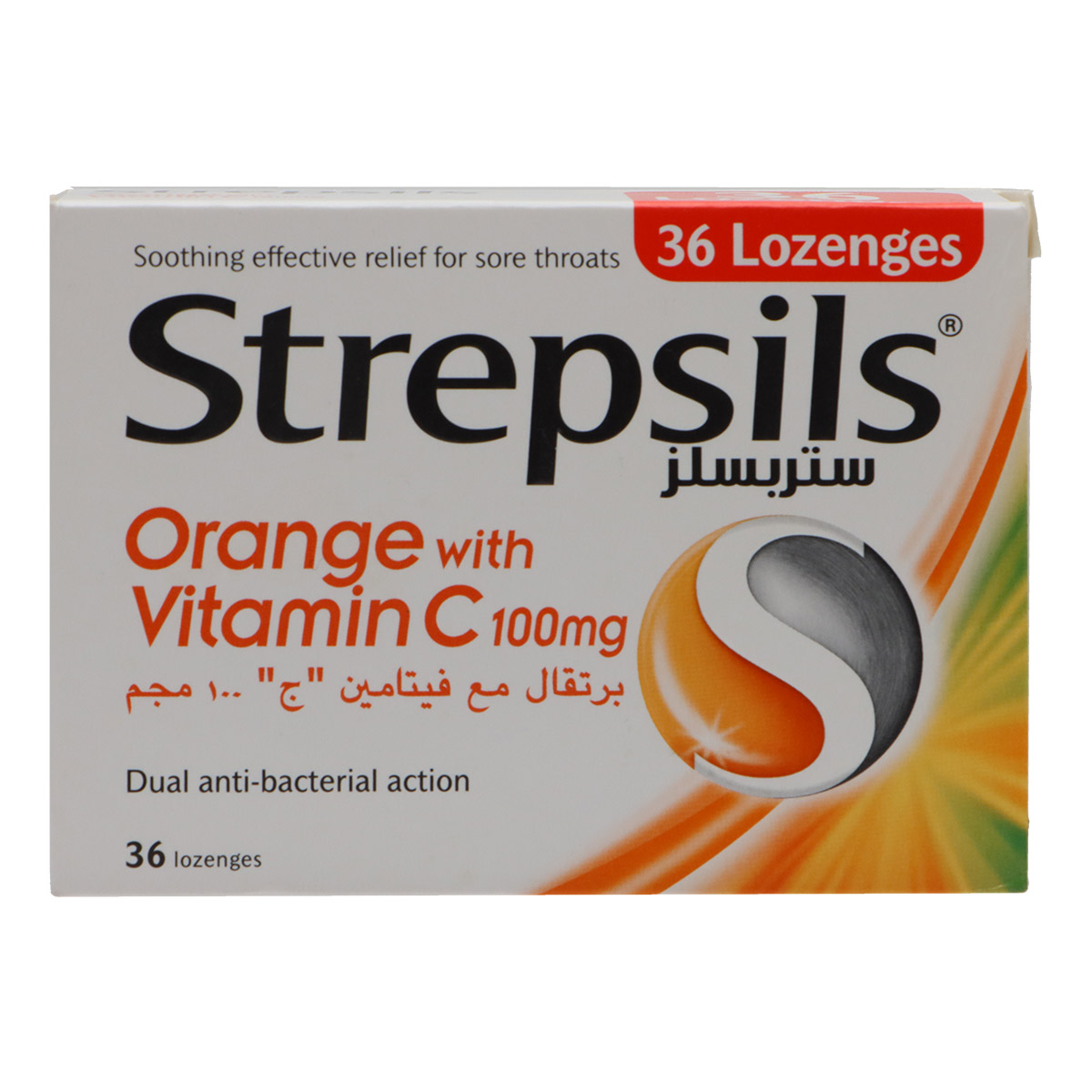 Strepsils Orng Vitamin C 36 s