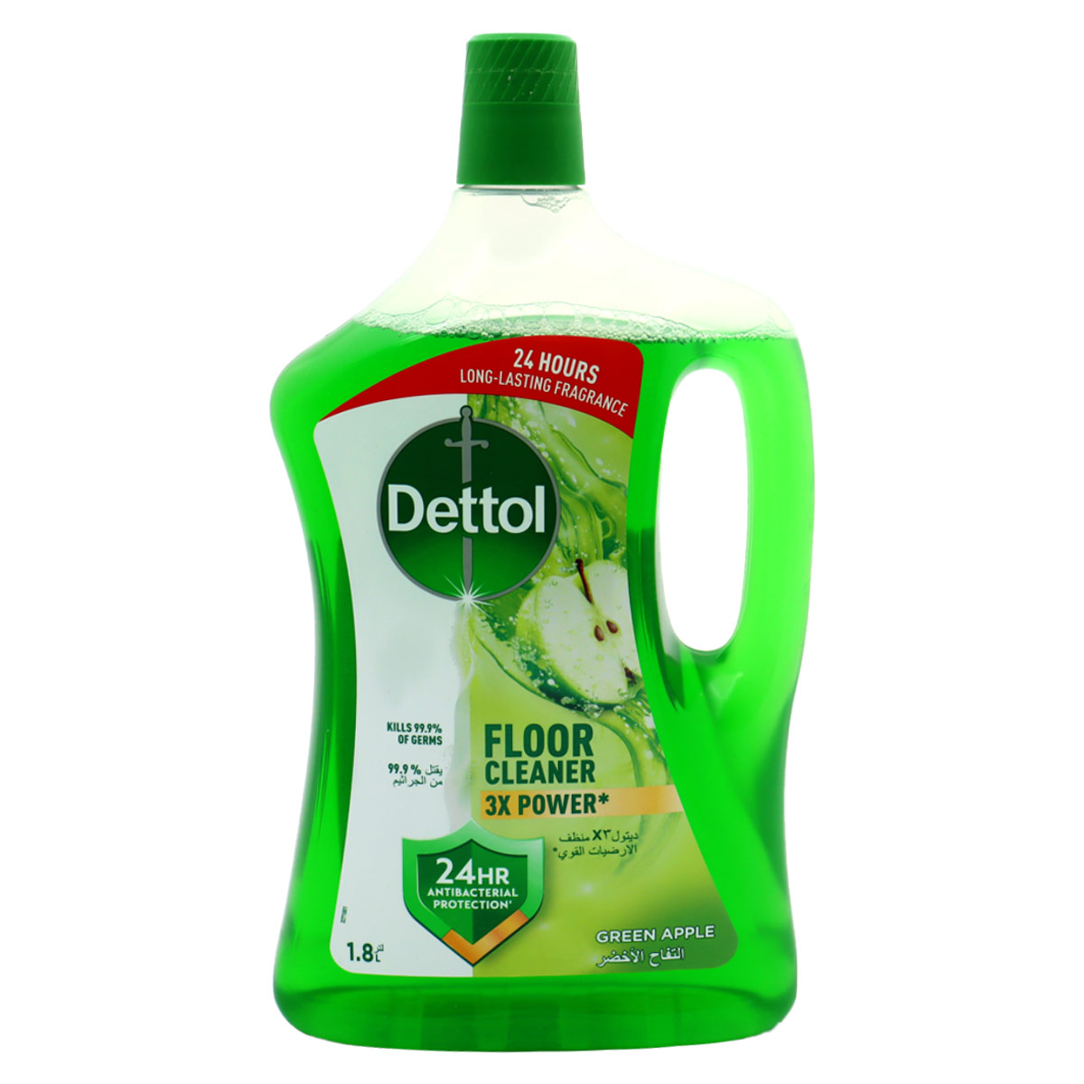 Dettol Floor Cleaner Green Apple 1.8L