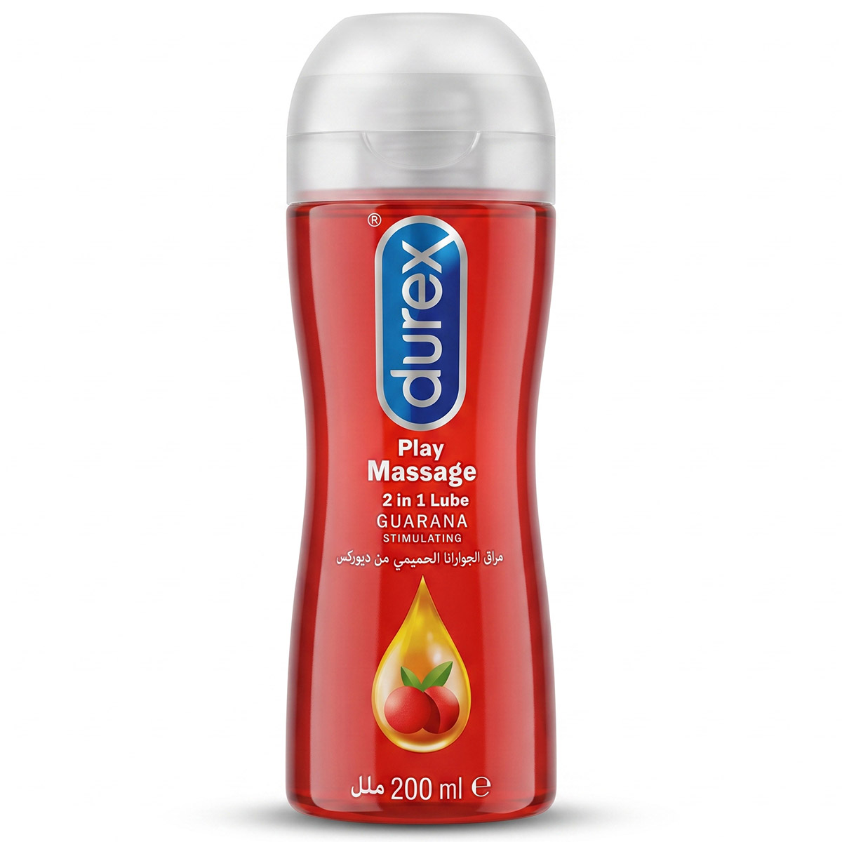 Durex Play Massage 2 In 1 Lube Guarana Stimulating 200ml