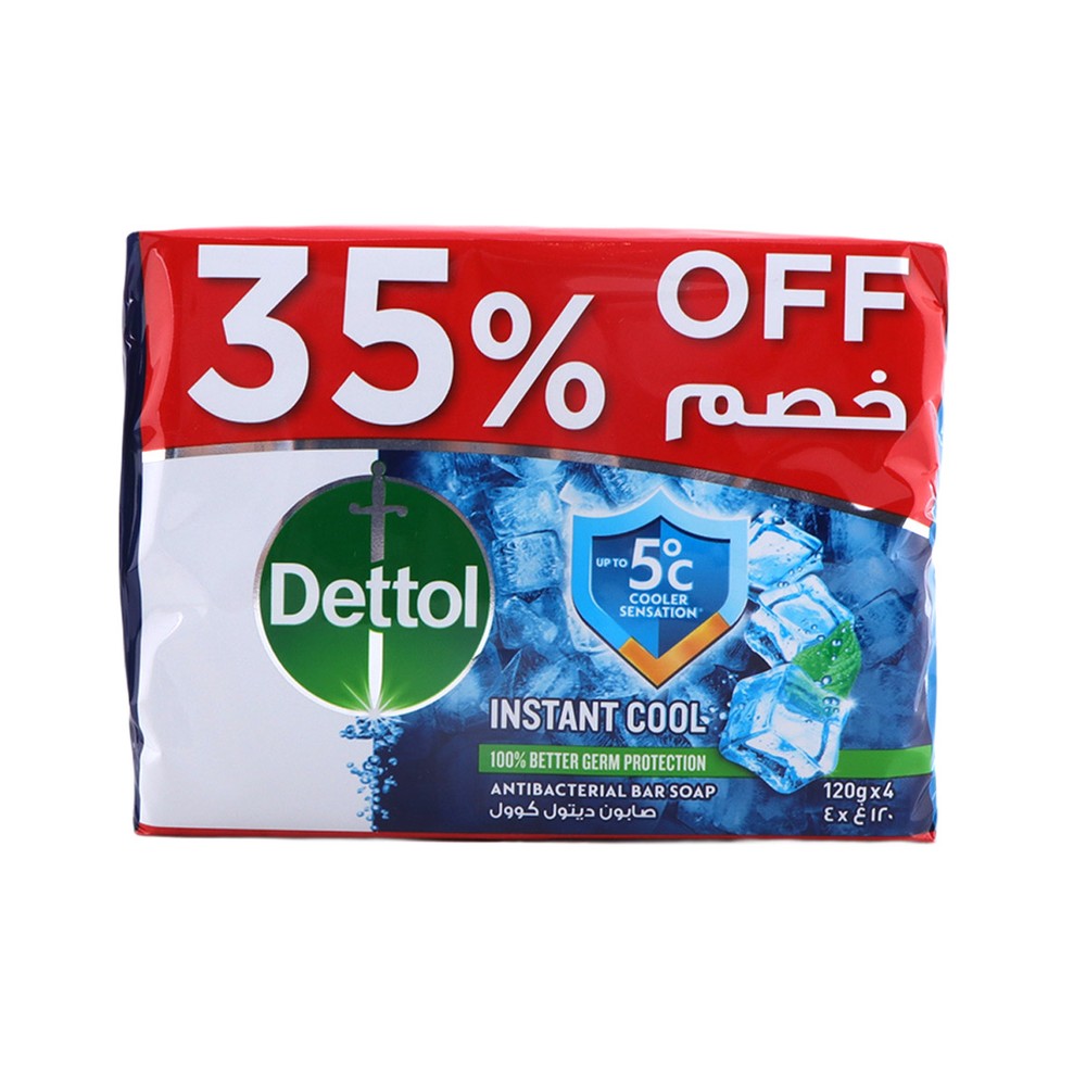 Dettol Soap Cool 4x120g