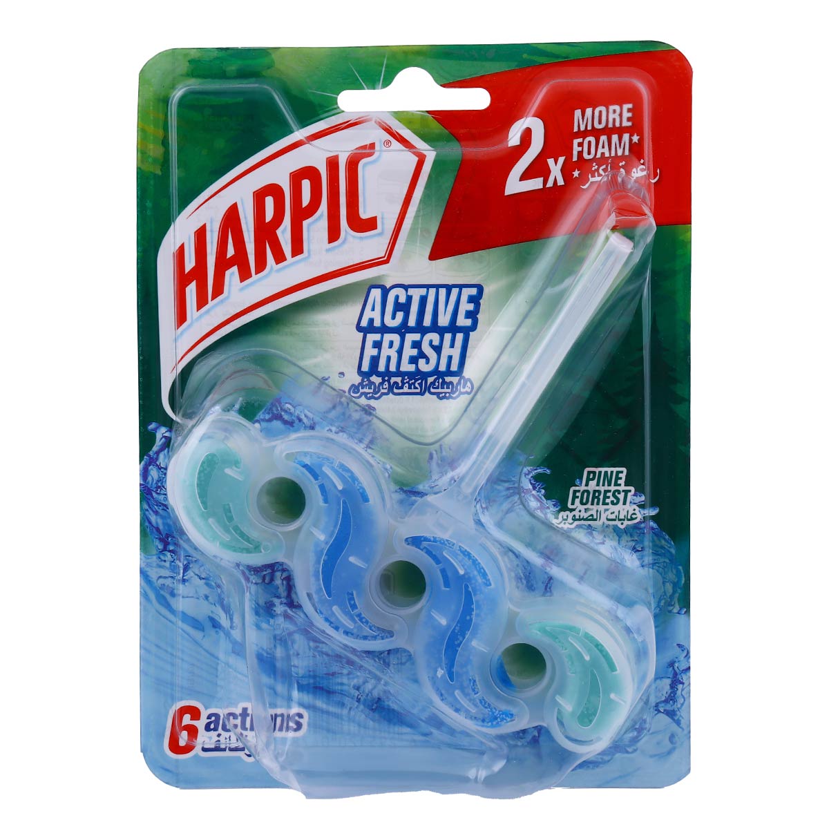 Harpic Active Fresh Toilet Block Pine Forest 35g