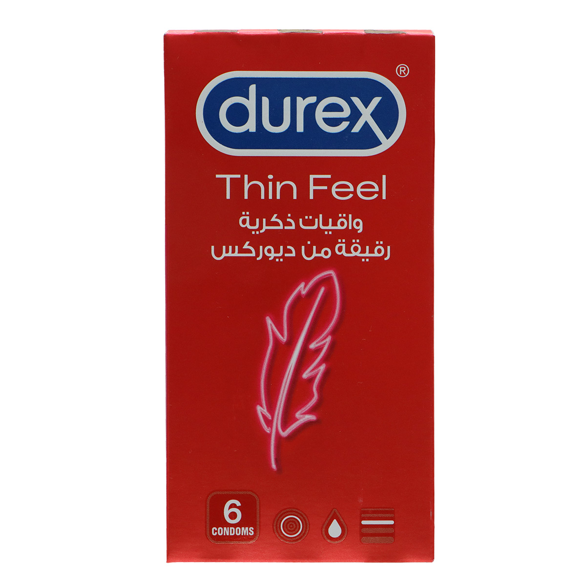 Durex Thin Feel Condom 6 Pieces Pack