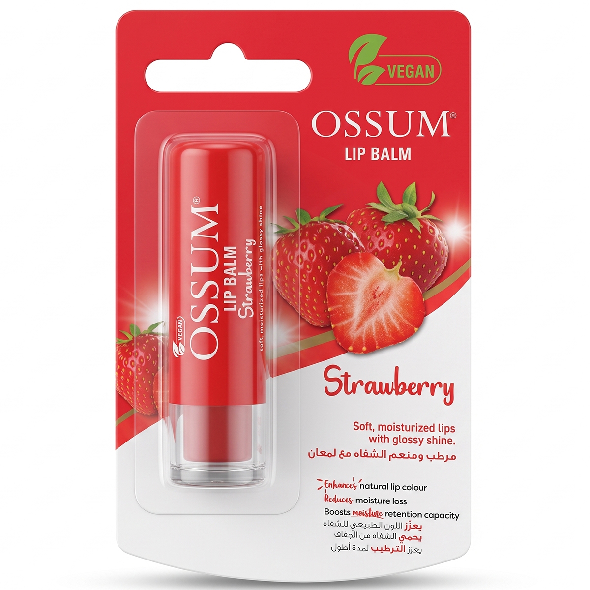 Ossum Strawberry Lip Balm 4.5g