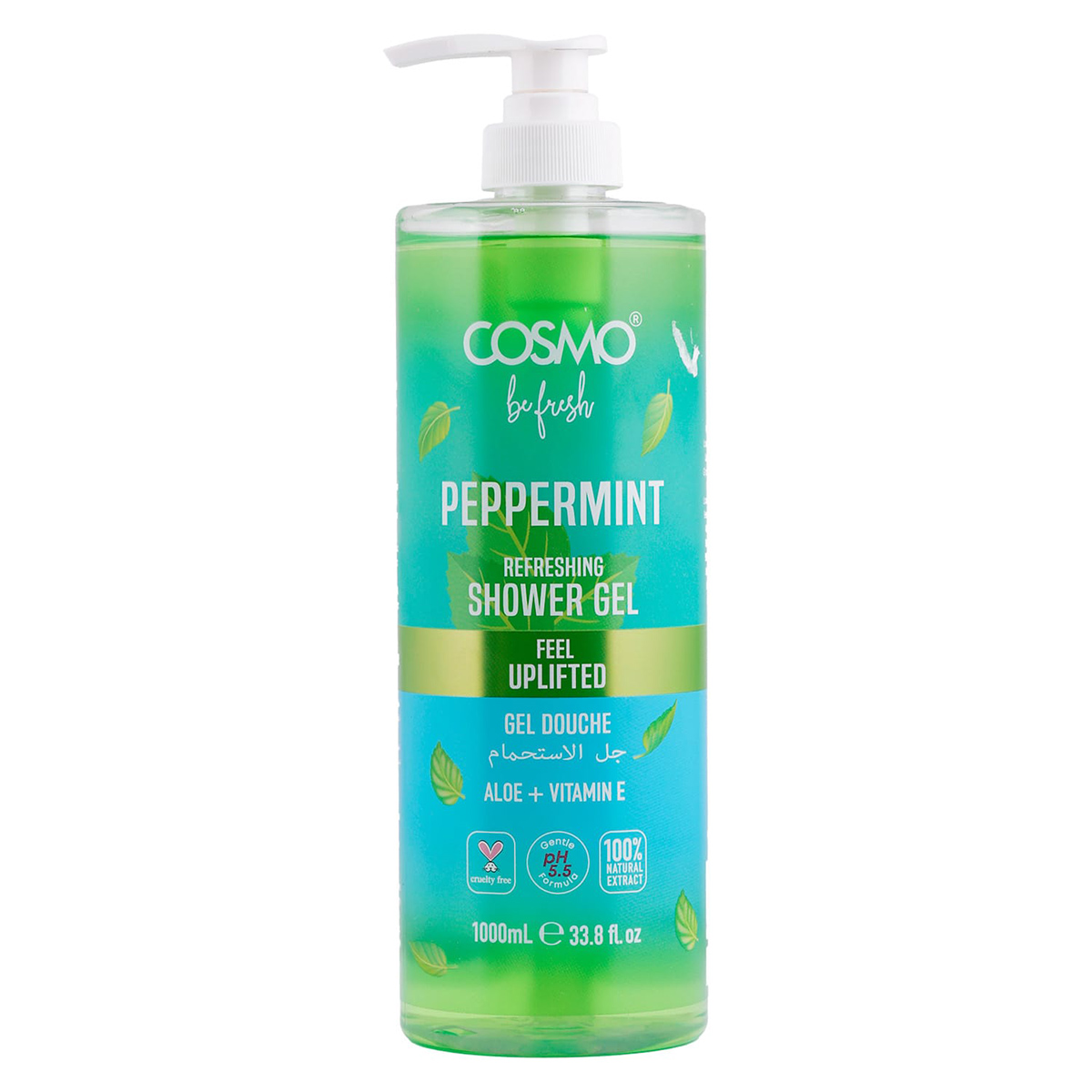 Cosmo Peppermint Refreshing Shower Gel 1000ml