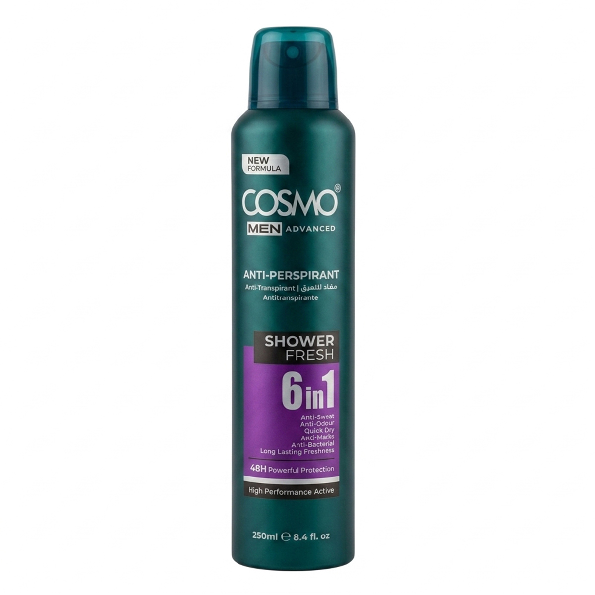 Cosmo Men Advanced Anti Perspirant Shower Fresh 250ml