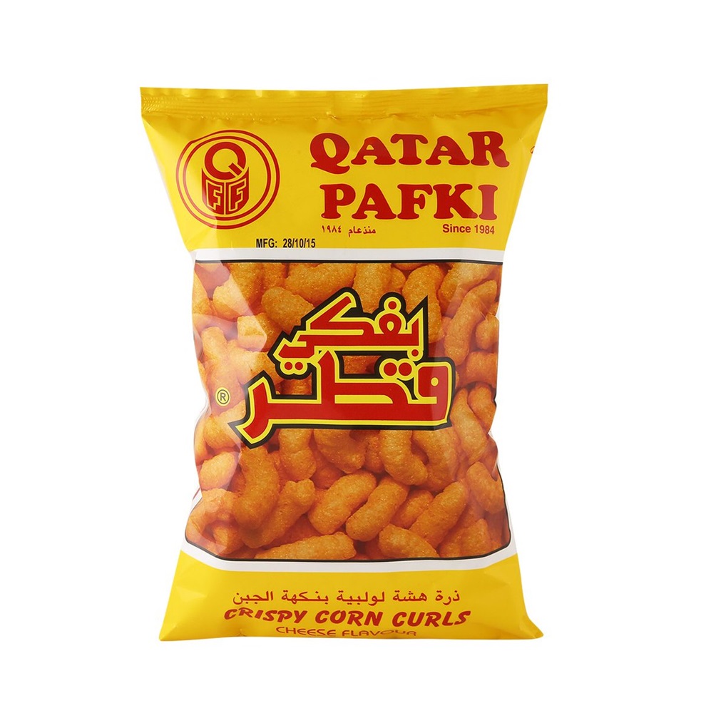 Qatar Pafki Crispy Corn Curl Cheese Flavor 25g
