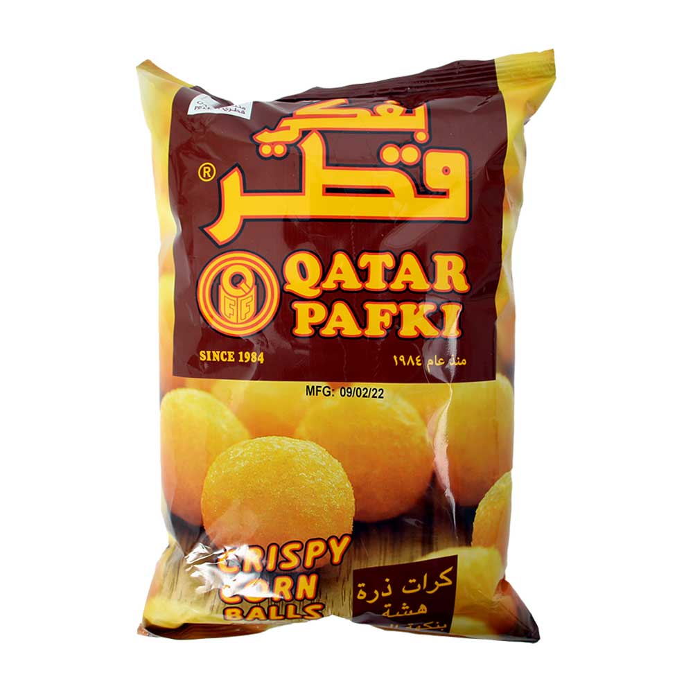 Qatar Pufki Cheese Flavour Crispy Corn Balls 80g