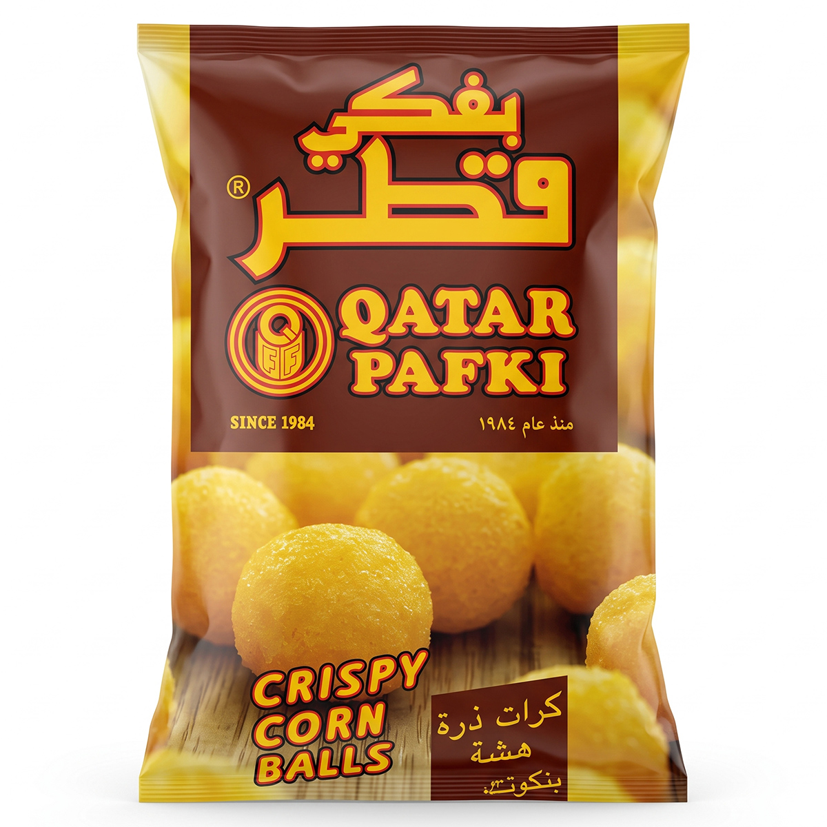 Qatar Pufki Cheese Flavour Crispy Corn Balls 80g